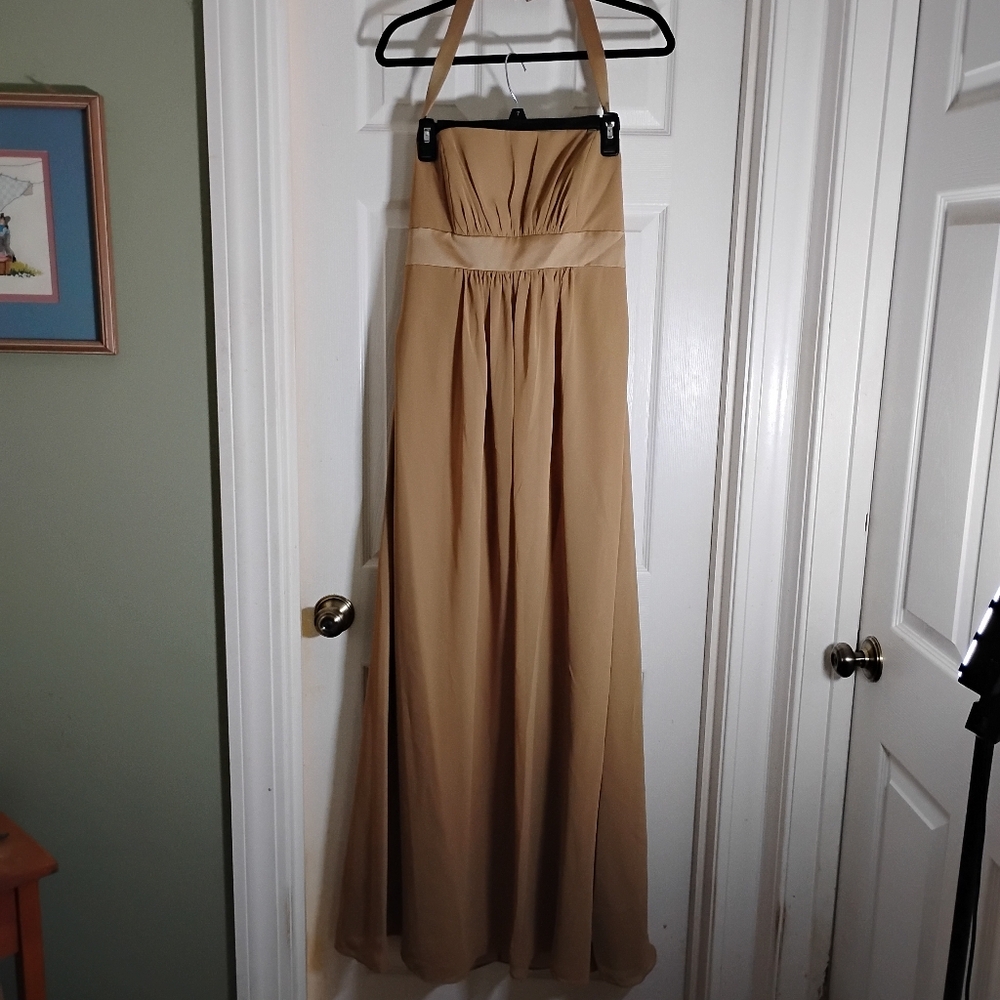 Halter Gown Alfred Angelo 14 Baby Doll Maxi